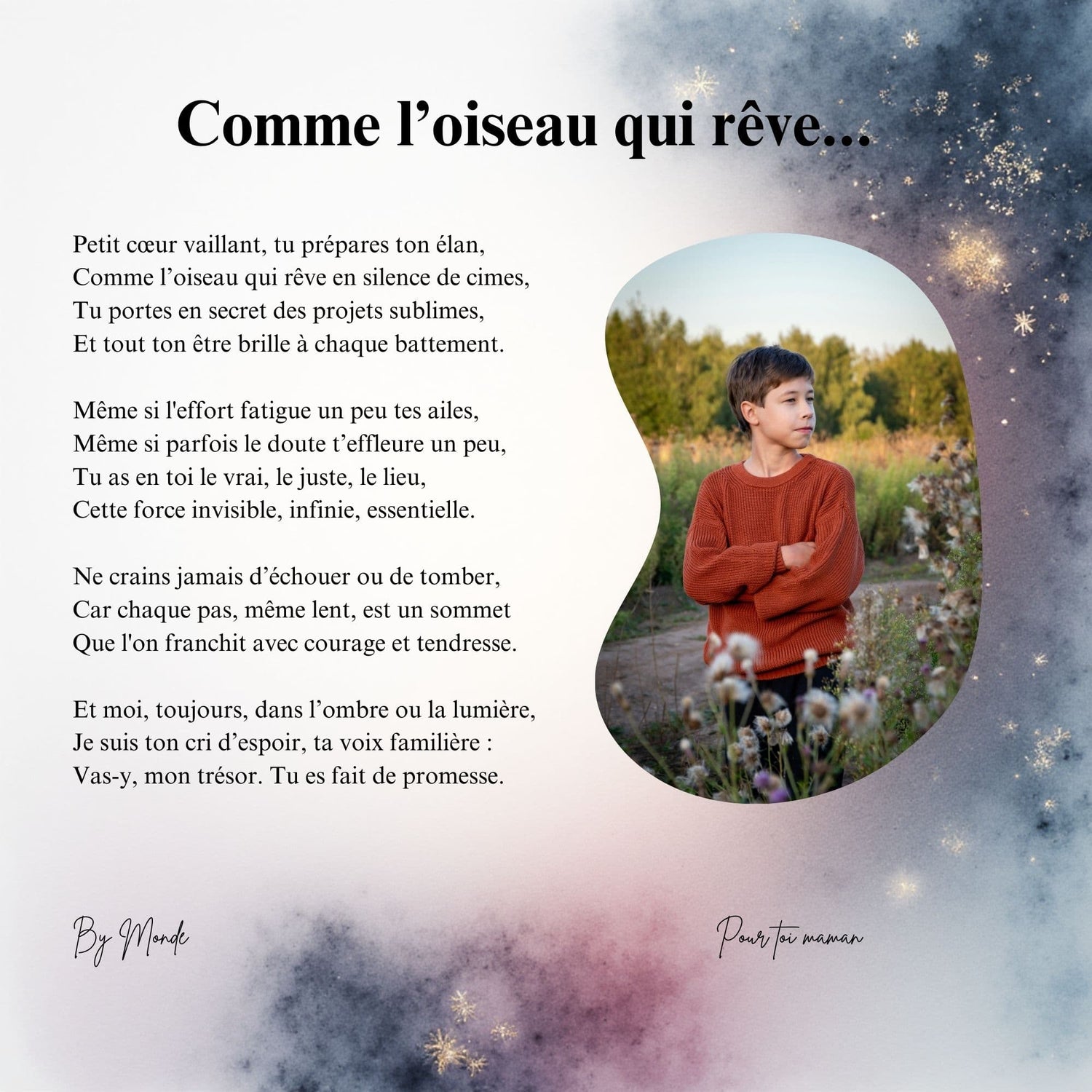 Comme l'oiseau qui rêve...