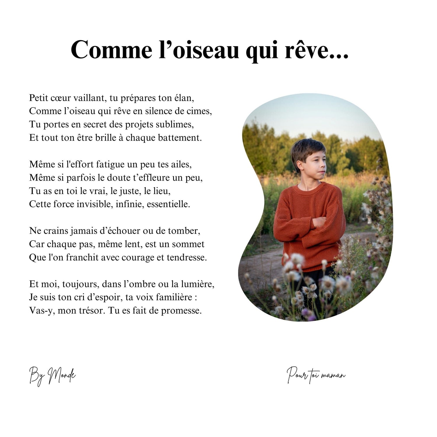 Comme l'oiseau qui rêve...
