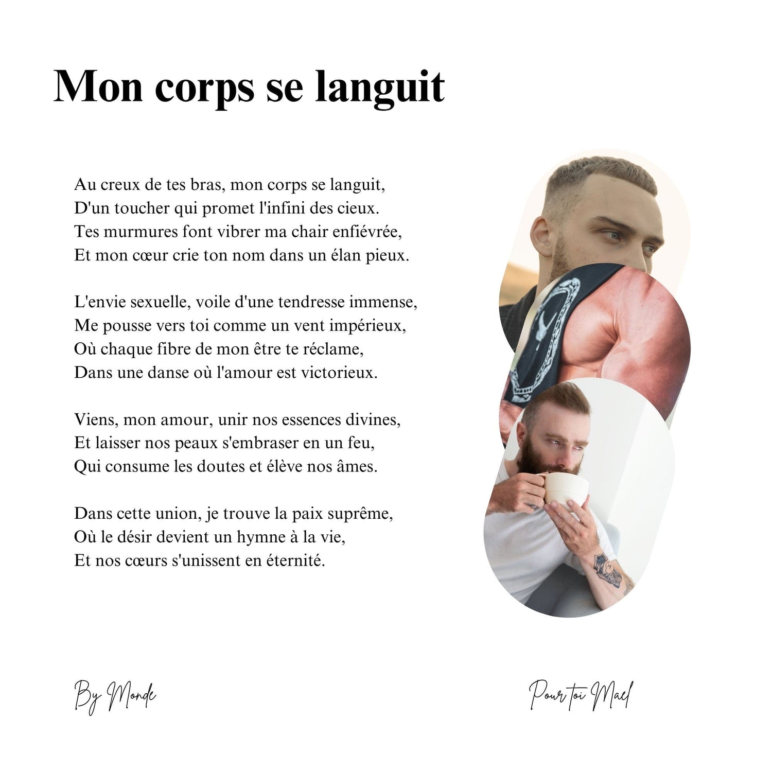 Mon corps se languit