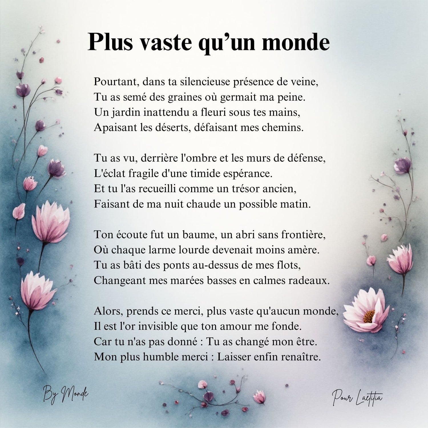 Plus vaste qu'un monde (2)