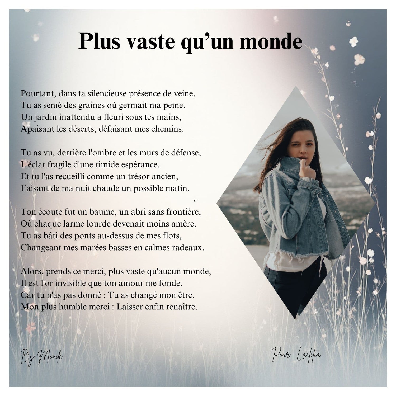 Plus vaste qu'un monde