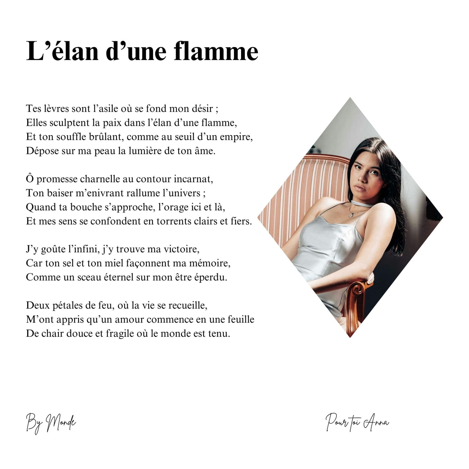 L'élan d'une flamme