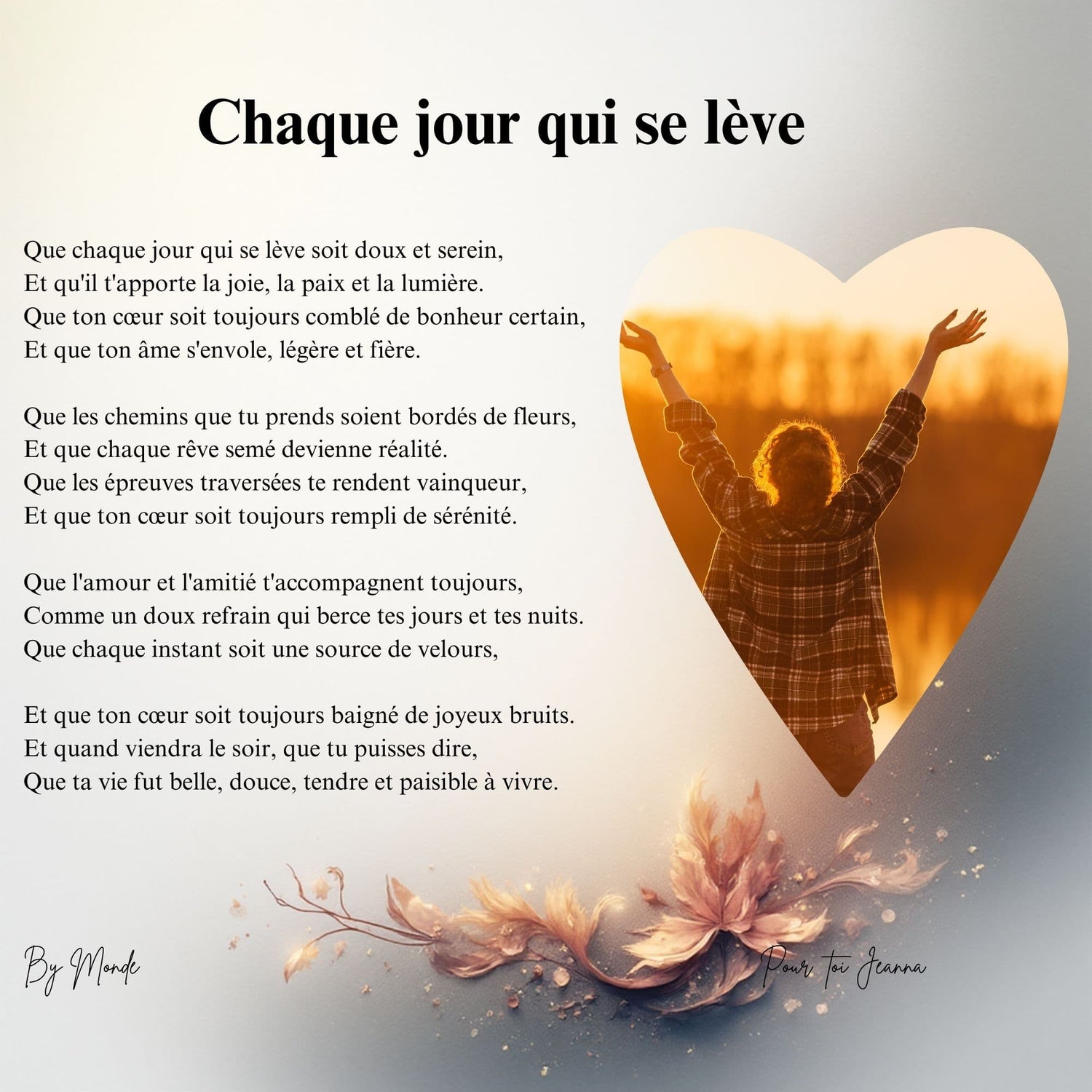 Chaque jour qui se lève