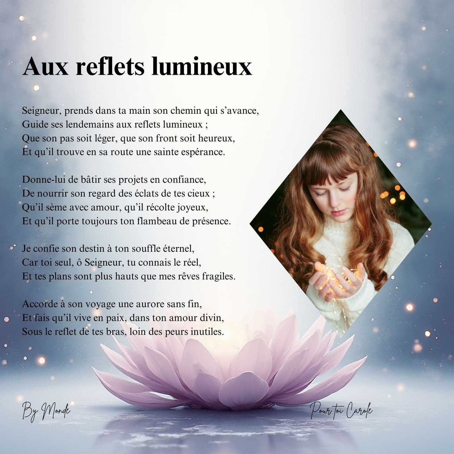 ...Aux reflets lumineux