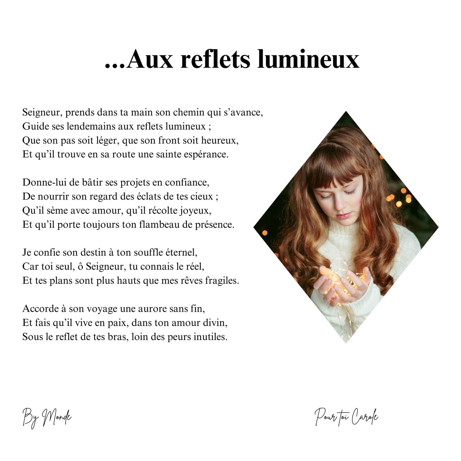 ...Aux reflets lumineux