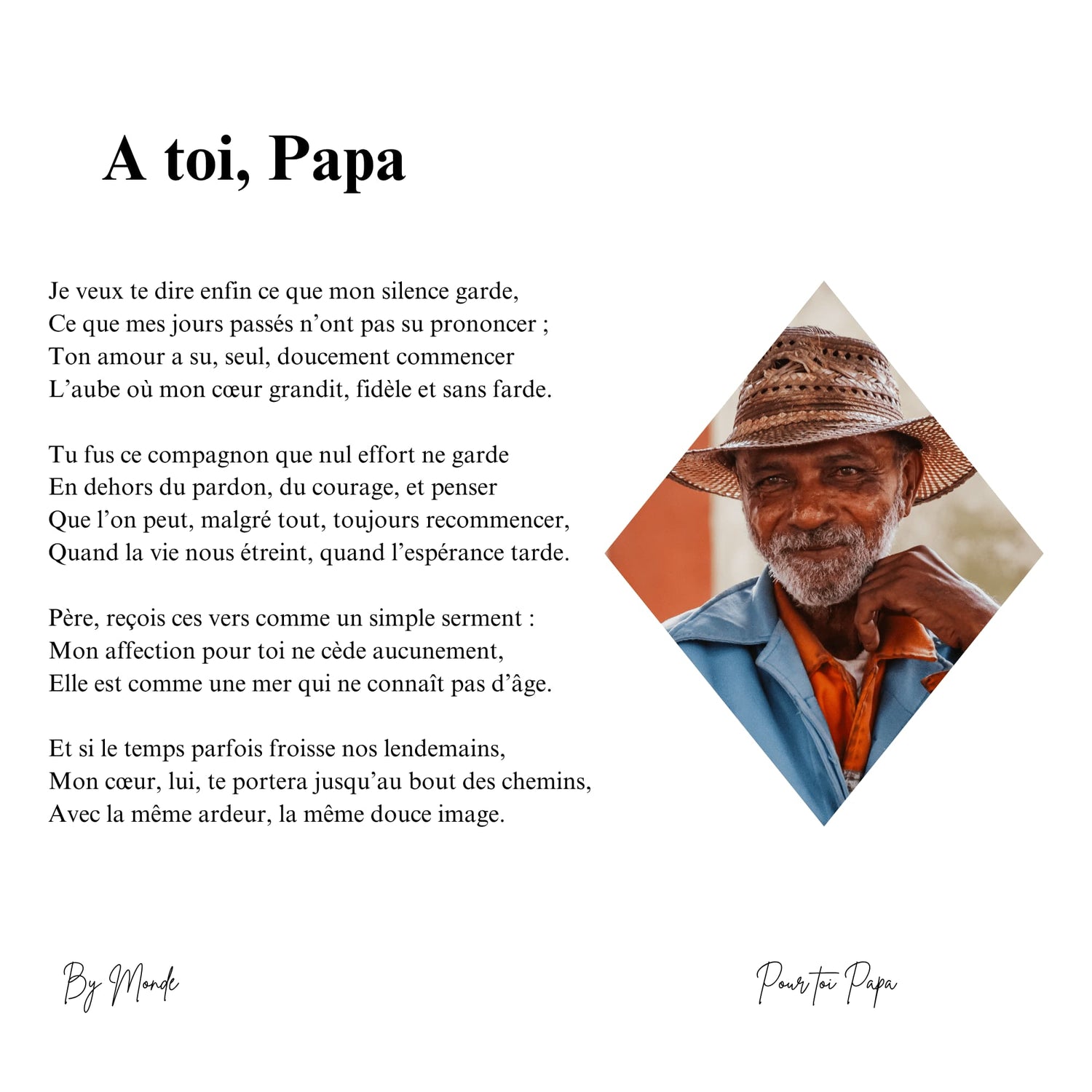 A toi, Papa