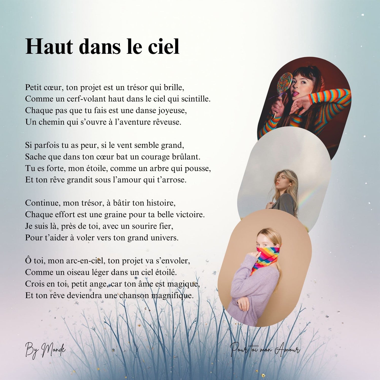 Haut dans le ciel