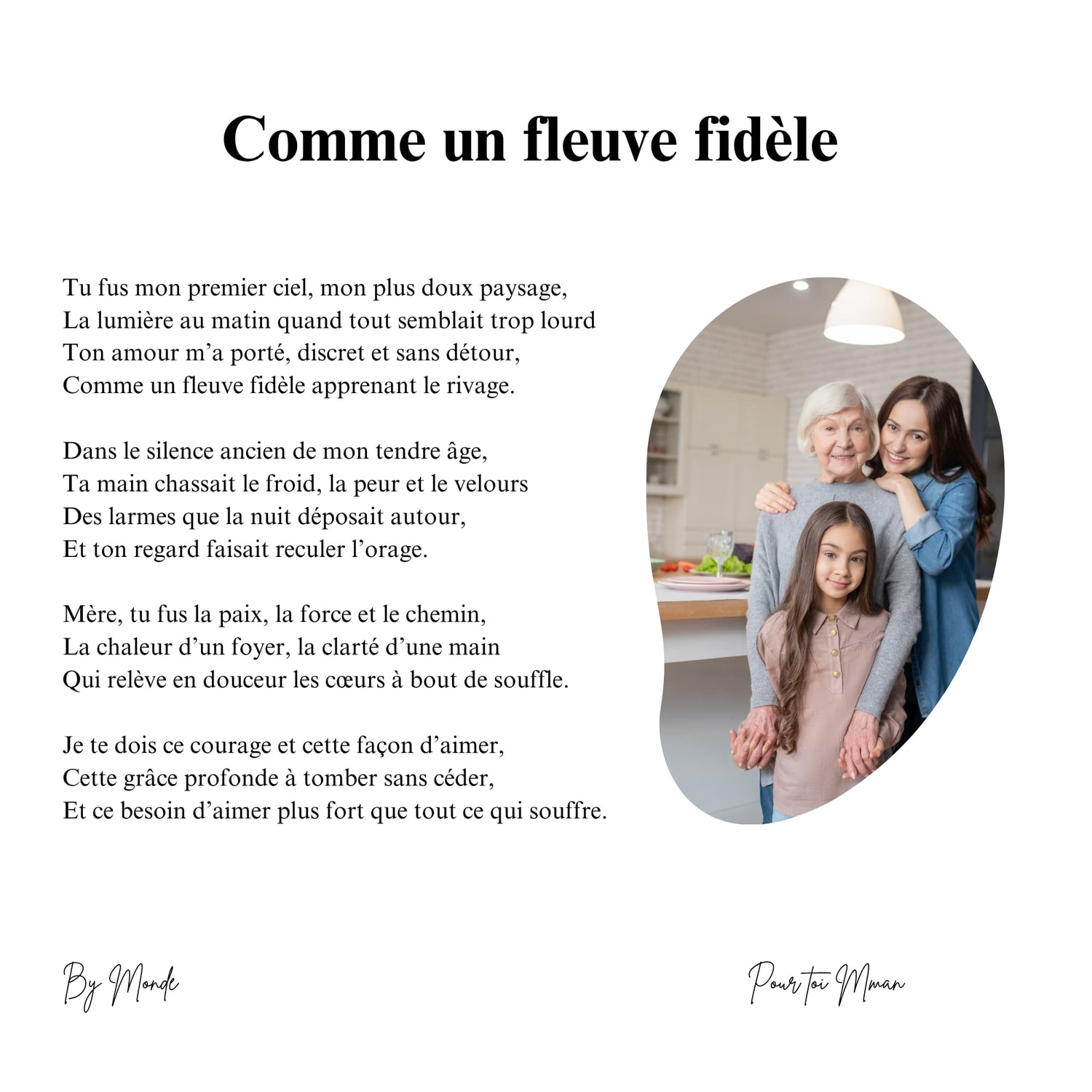 Comme un fleuve fidèle