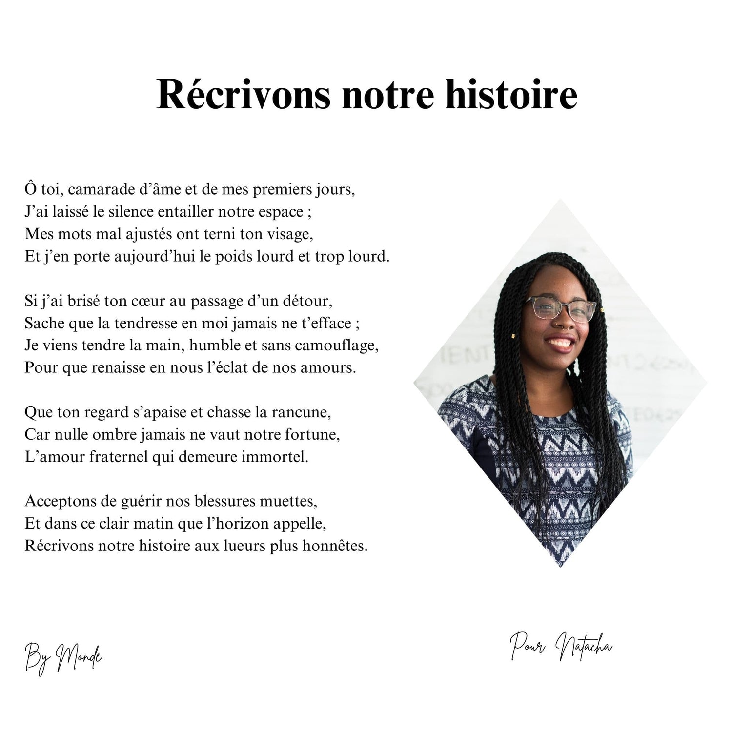 Récrivons notre histoire