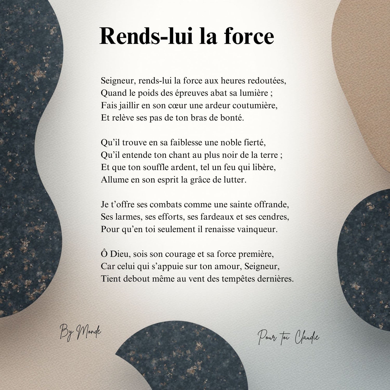 Rends-lui la force (2)