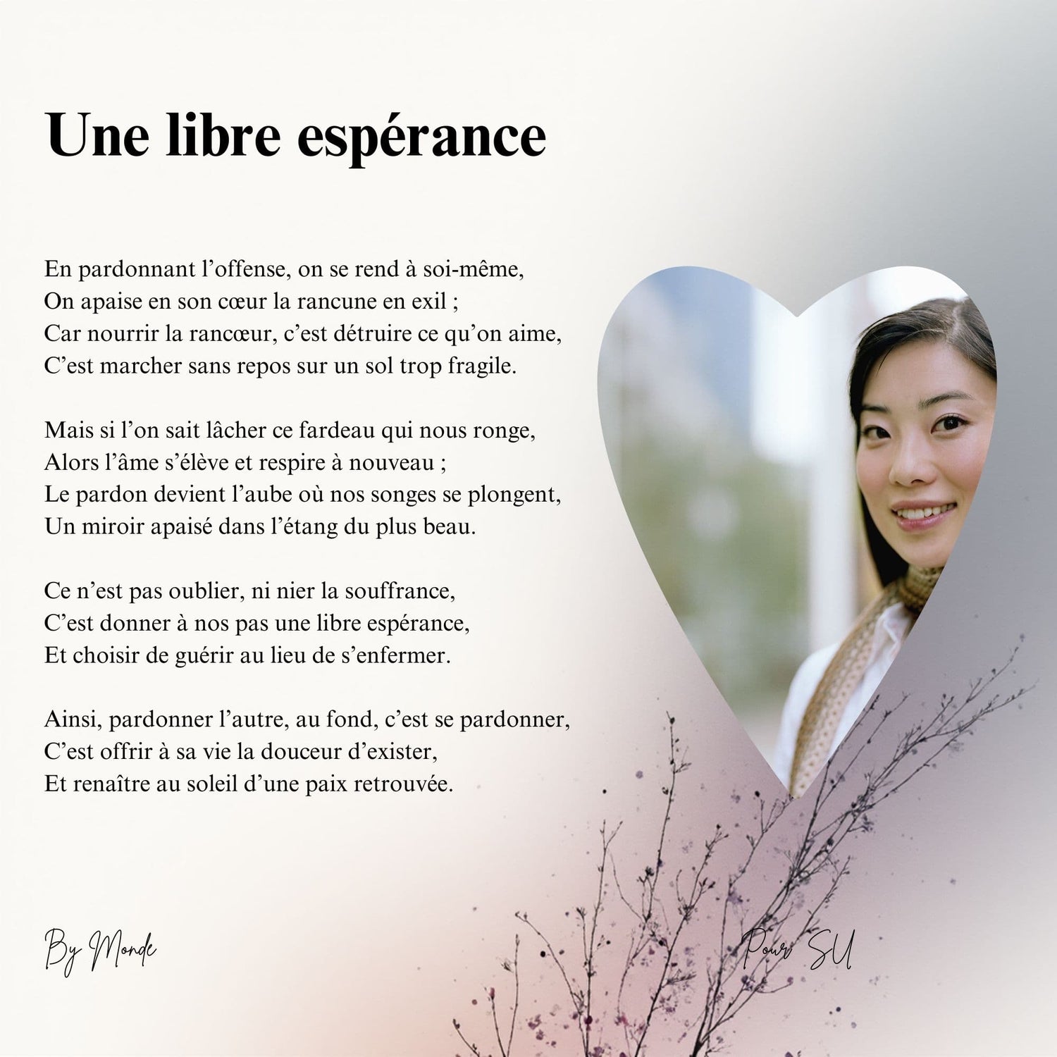 Une libre espérance