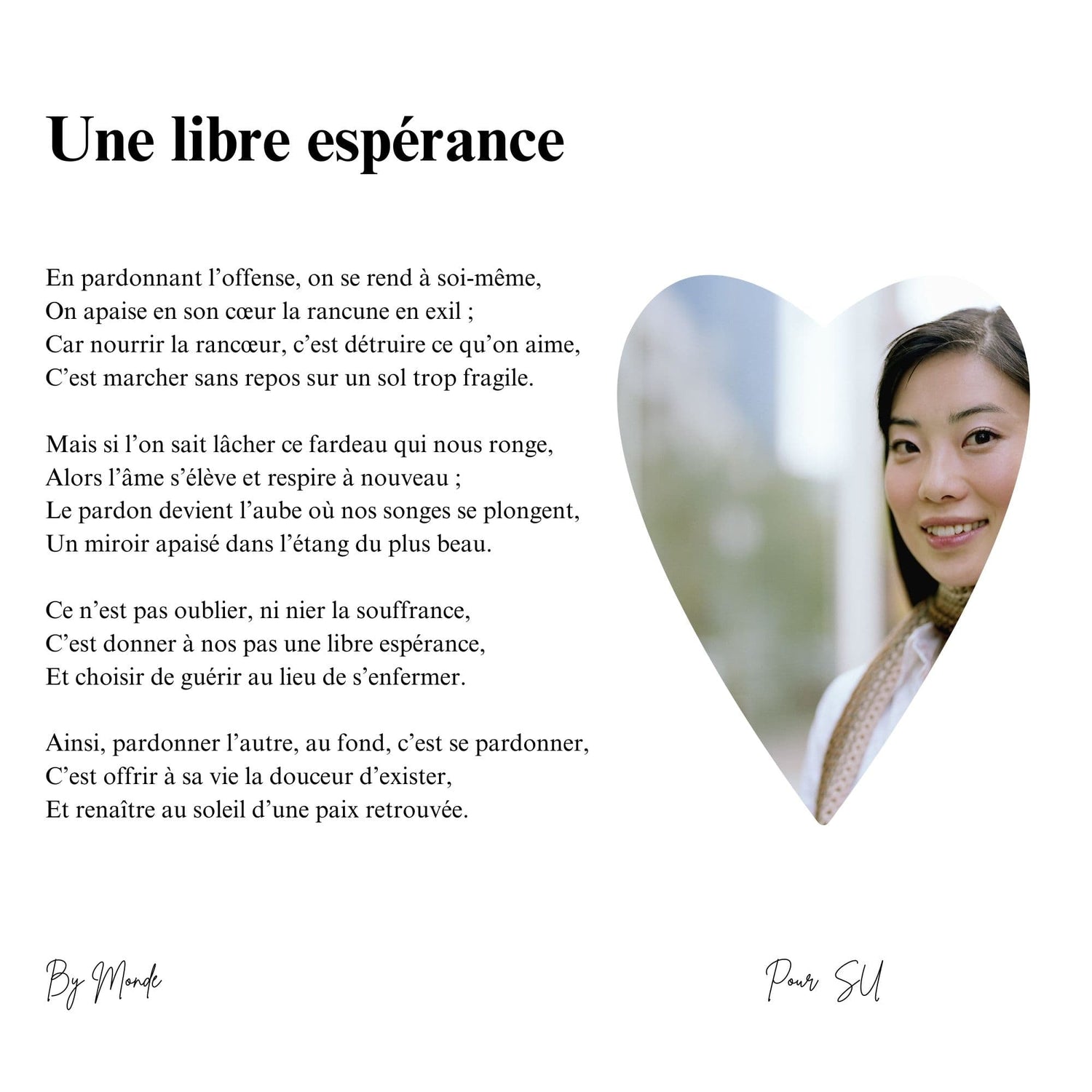 Une libre espérance