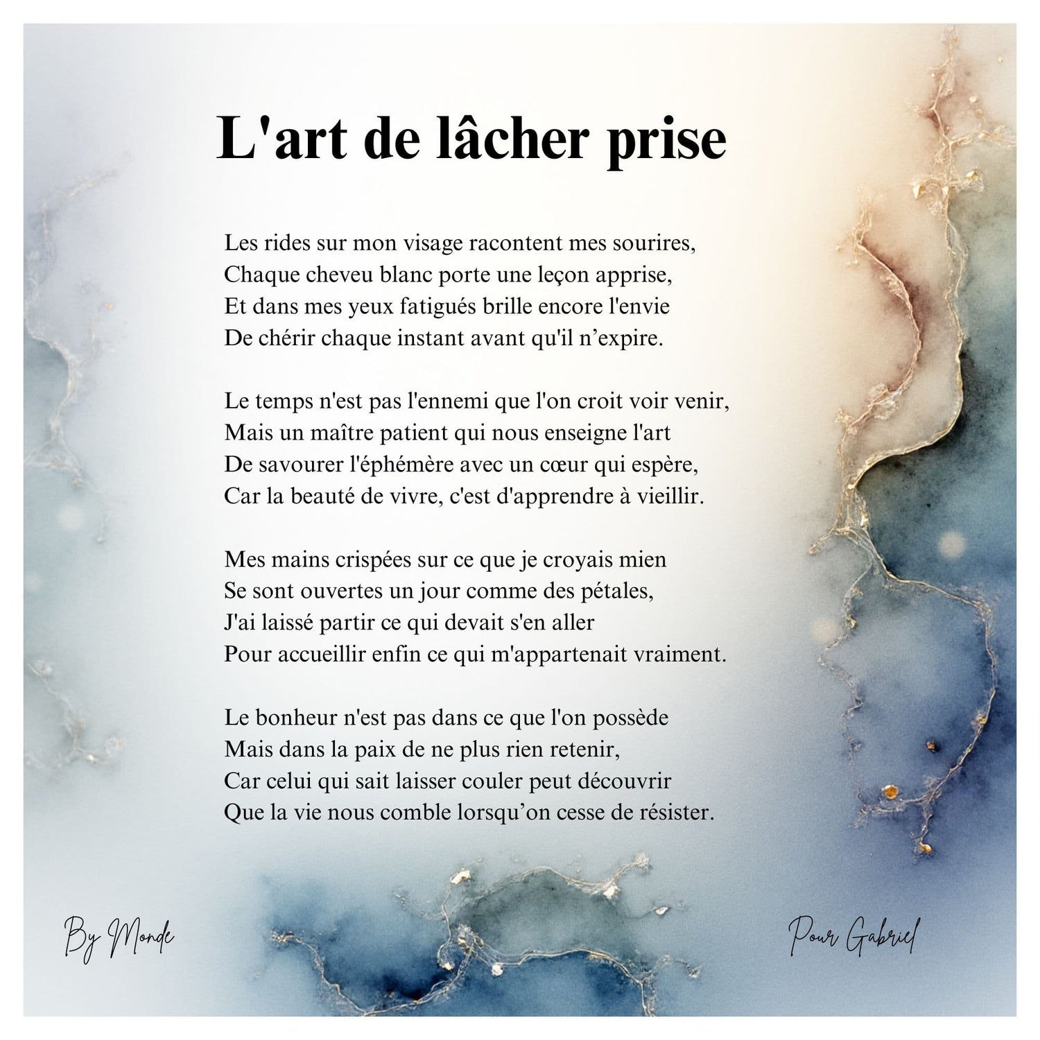 L'art de lâcher prise