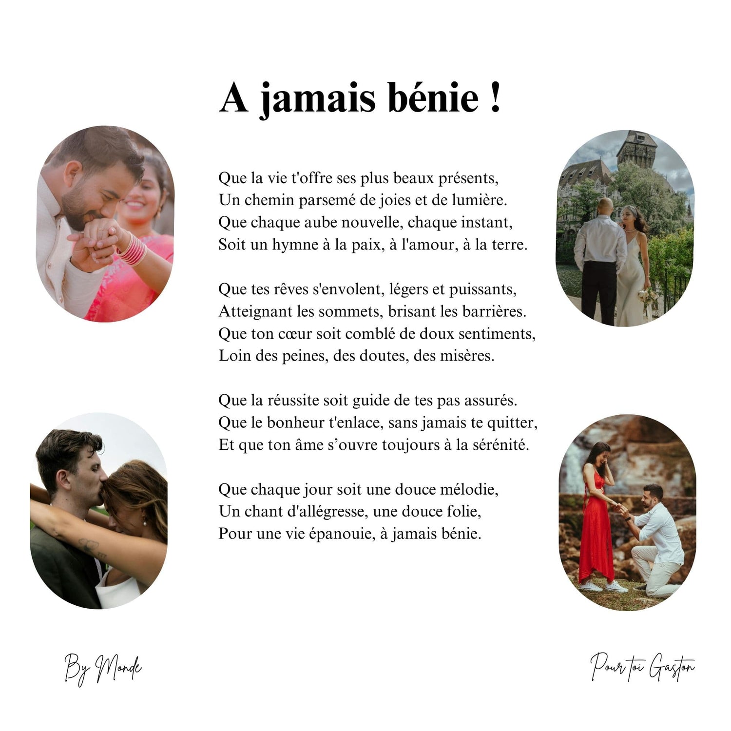 A jamais bénie !