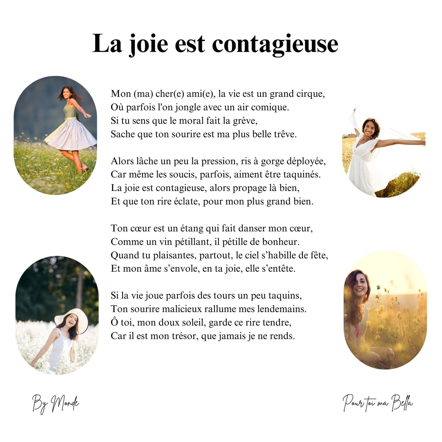 La joie est contagieuse