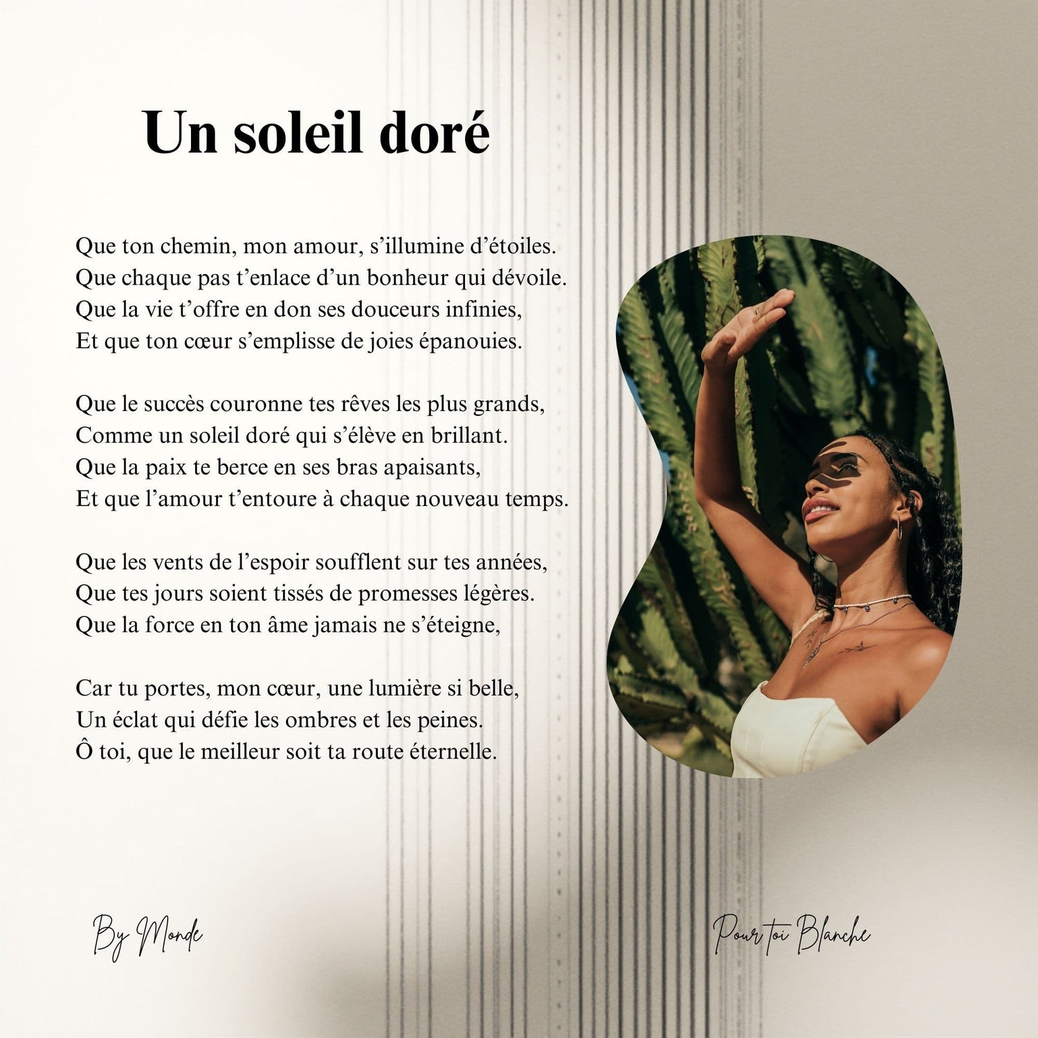 Un soleil doré